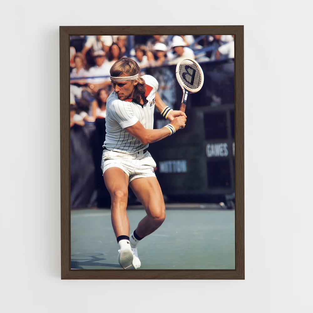 Poster Bjorn borg – affiche Tennis (vue 5)